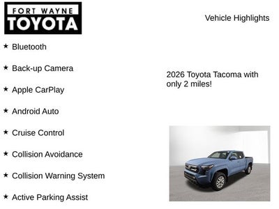 2026 Toyota Tacoma SR5