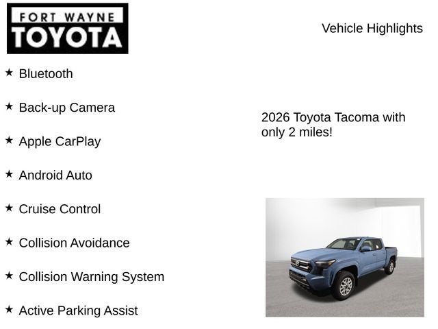 2026 Toyota Tacoma SR5