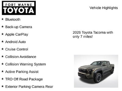 2026 Toyota Tacoma TRD Off-Road