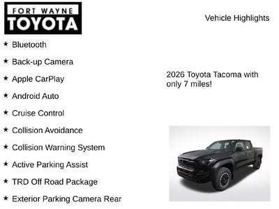 2026 Toyota Tacoma TRD Off-Road