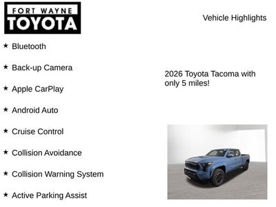 2026 Toyota Tacoma TRD Sport