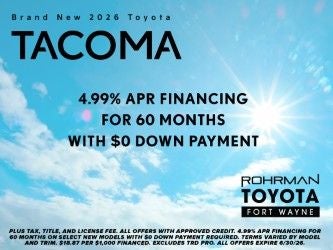 2026 Toyota Tacoma SR5