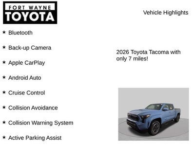 2026 Toyota Tacoma TRD Sport
