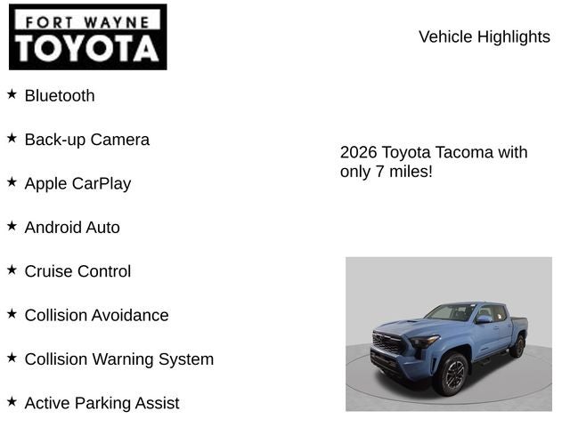 2026 Toyota Tacoma TRD Sport