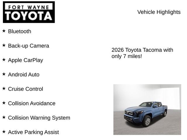 2026 Toyota Tacoma SR5