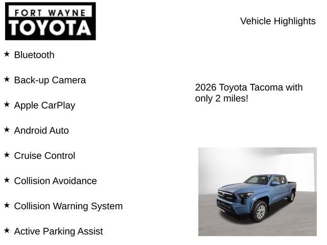 2026 Toyota Tacoma SR5