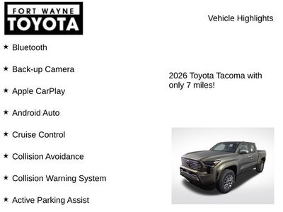 2026 Toyota Tacoma Limited