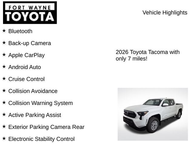 2026 Toyota Tacoma SR5
