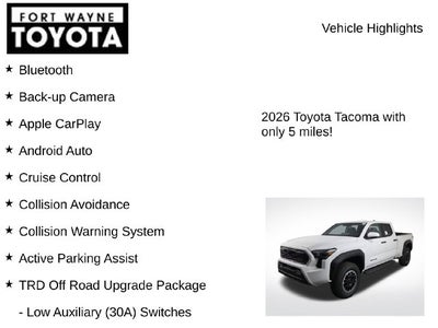 2026 Toyota Tacoma TRD Off-Road