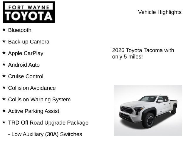 2026 Toyota Tacoma TRD Off-Road