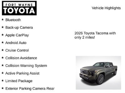 2026 Toyota Tacoma Limited
