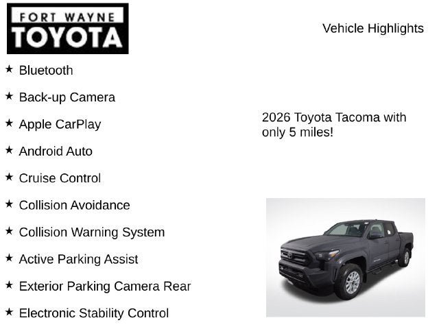 2026 Toyota Tacoma SR5