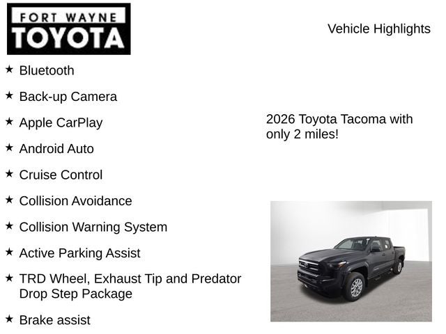 2026 Toyota Tacoma SR5