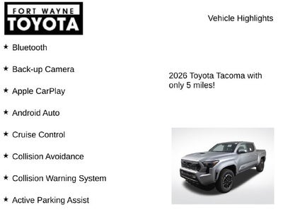 2026 Toyota Tacoma TRD Sport