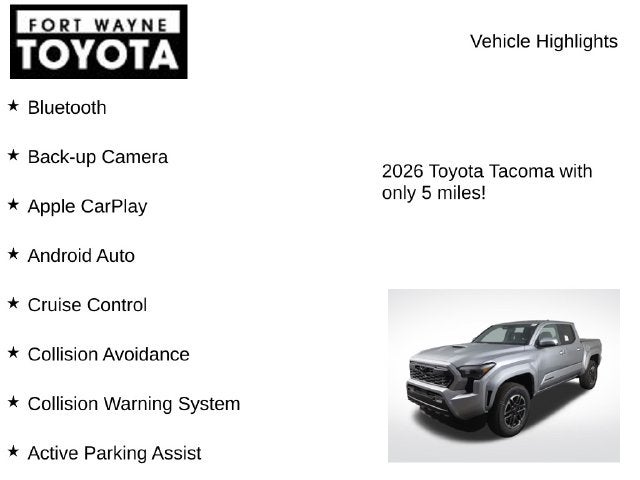 2026 Toyota Tacoma TRD Sport