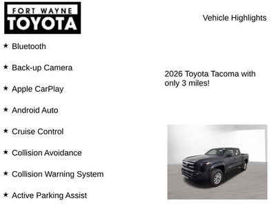 2026 Toyota Tacoma SR5