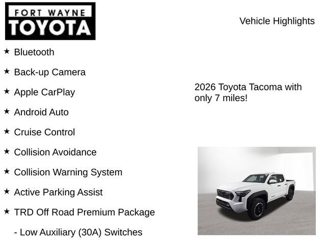 2026 Toyota Tacoma TRD Off-Road