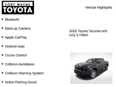 2026 Toyota Tacoma SR5
