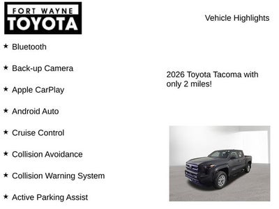 2026 Toyota Tacoma SR5