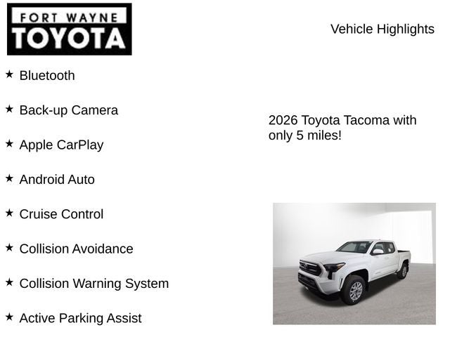 2026 Toyota Tacoma SR5