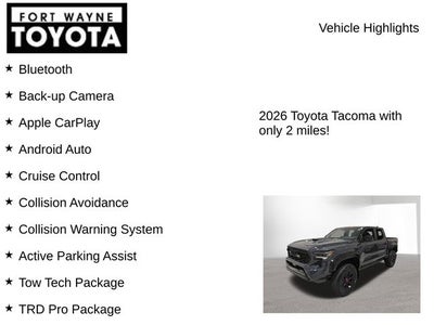 2026 Toyota Tacoma i-FORCE MAX TRD Pro
