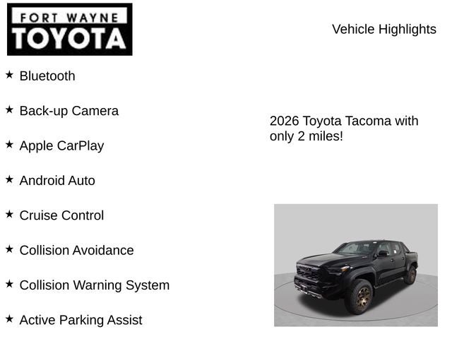 2026 Toyota Tacoma i-FORCE MAX Trailhunter