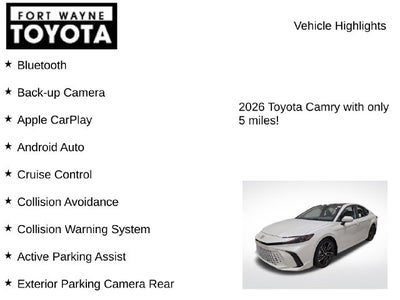 2026 Toyota Camry XSE