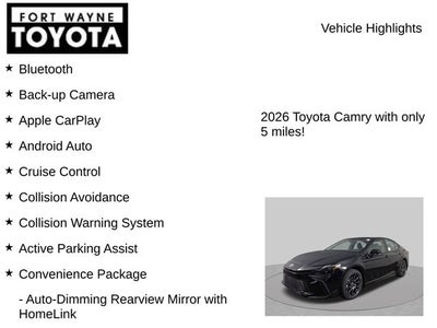 2026 Toyota Camry SE