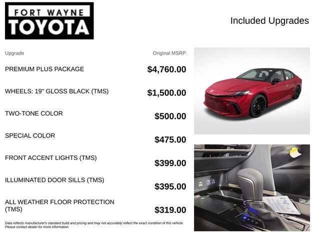 2026 Toyota Camry XSE