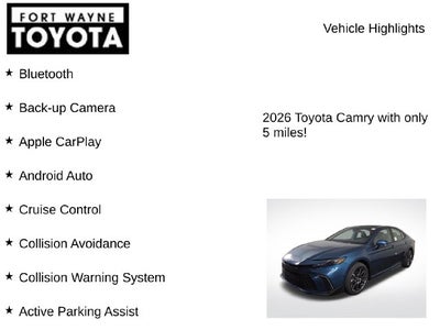 2026 Toyota Camry SE