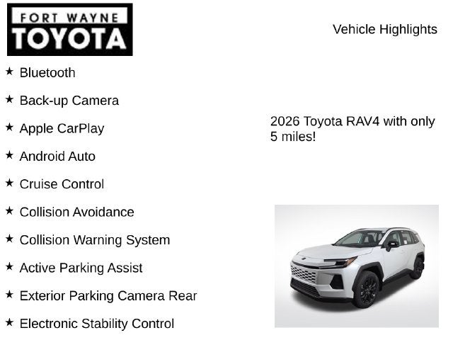 2026 Toyota RAV4 XLE Premium