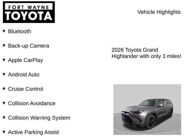2026 Toyota Grand Highlander Platinum