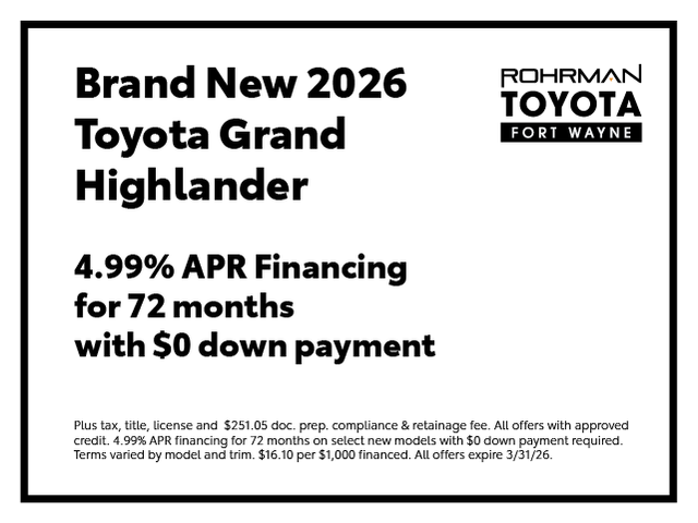 2026 Toyota Grand Highlander Hybrid Hybrid Nightshade