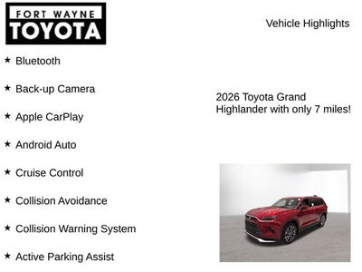 2026 Toyota Grand Highlander Hybrid Hybrid MAX Platinum