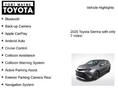 2026 Toyota Sienna Platinum