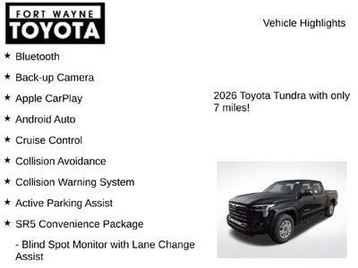 2026 Toyota Tundra SR5