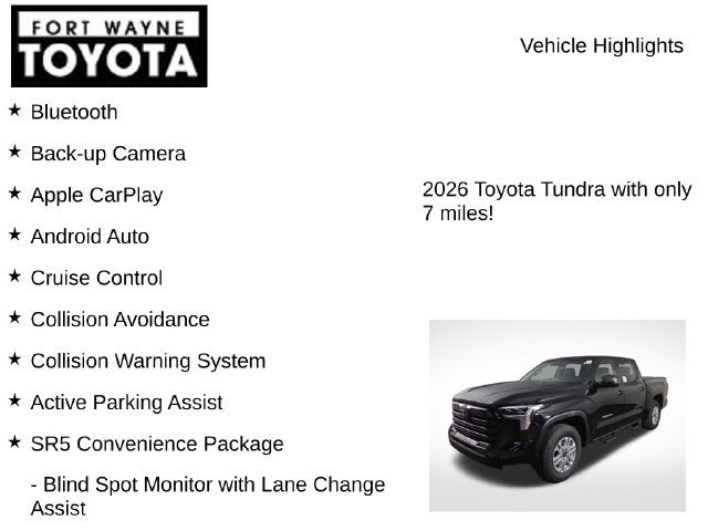 2026 Toyota Tundra SR5