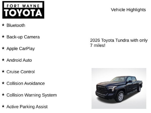 2026 Toyota Tundra SR5