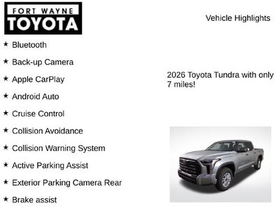 2026 Toyota Tundra SR5