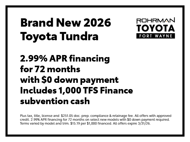 2026 Toyota Tundra SR5