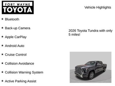 2026 Toyota Tundra 1794 Edition