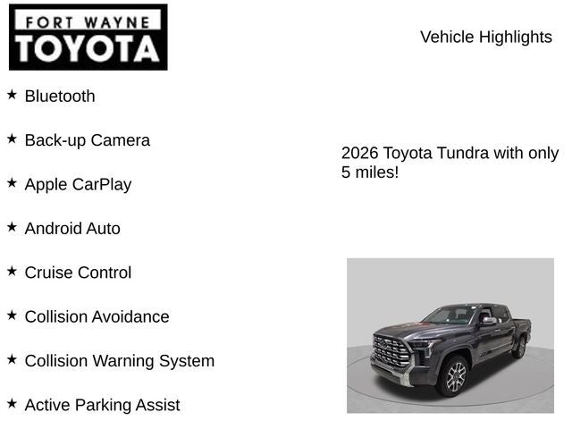 2026 Toyota Tundra 1794 Edition
