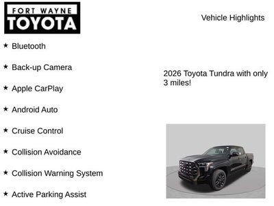 2026 Toyota Tundra Platinum
