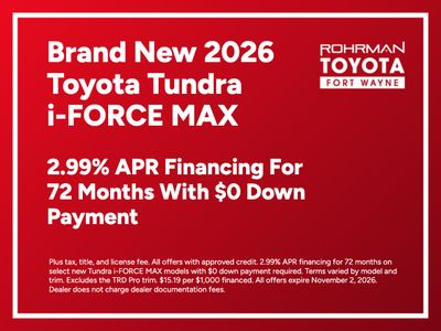 2026 Toyota Tundra i-FORCE MAX TRD Pro
