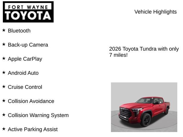 2026 Toyota Tundra Limited