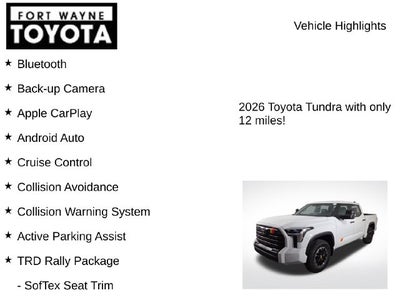 2026 Toyota Tundra SR5