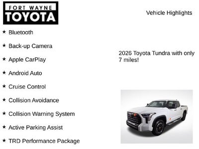2026 Toyota Tundra SR5