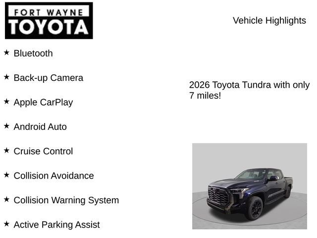 2026 Toyota Tundra i-FORCE MAX Platinum i-FORCE MAX