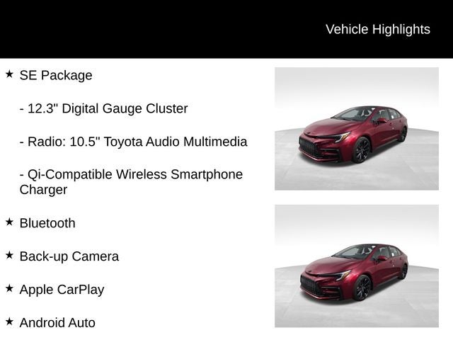 2026 Toyota Corolla SE