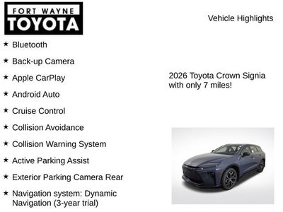 2026 Toyota Toyota Crown Signia XLE